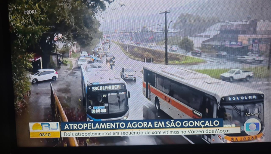 Alerta Trânsito: 2 atropelamentos seguidos na RJ-106 sentido Maricá agora