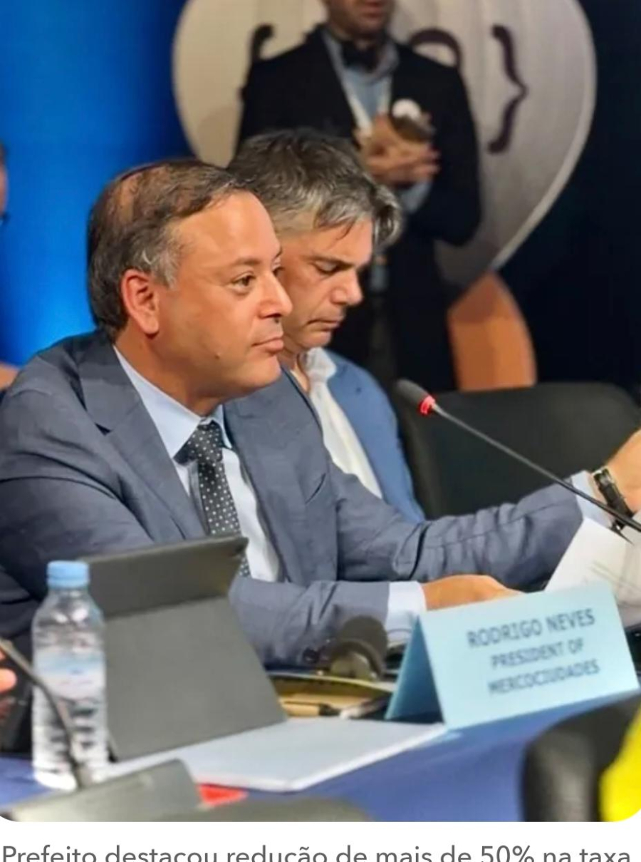 Rodrigo Neves apresenta modelo de segurança de Niterói em encontro internacional