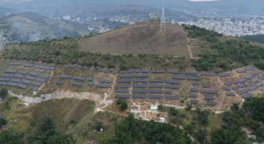 A cidade de Niterói (RJ) inaugurou, neste fim de semana, um parque solar no Morro da Boa Vista