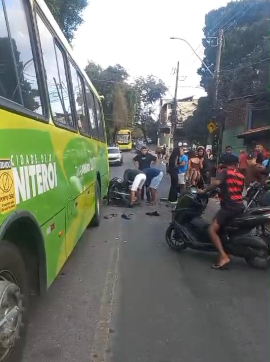 Acidente agora na Ititioca Niterói 