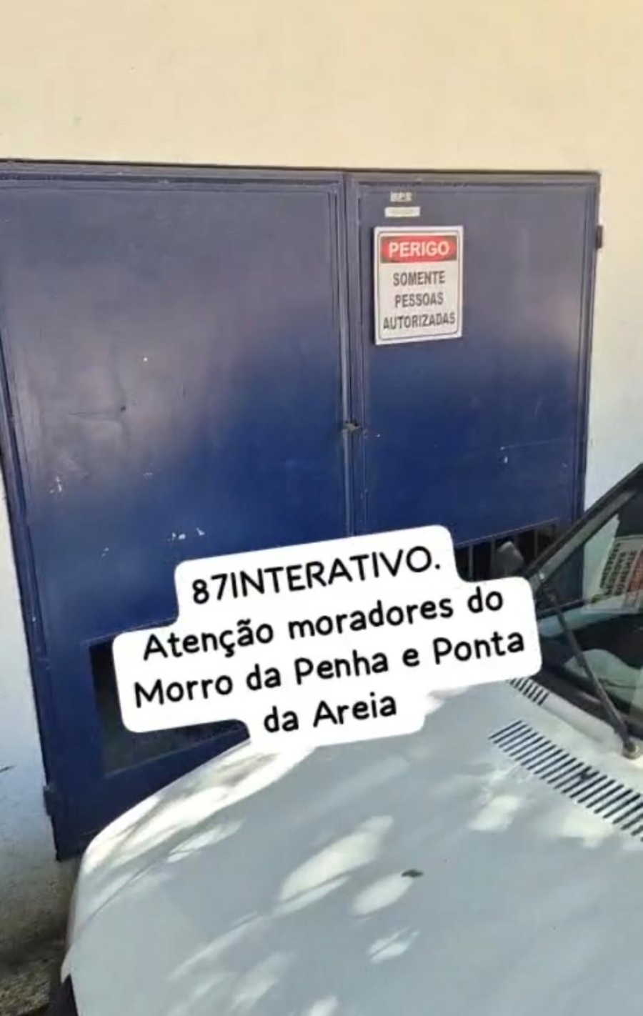 ATUALIZAÇÃO - PONTA DA AREIA SEM ÁGUA 