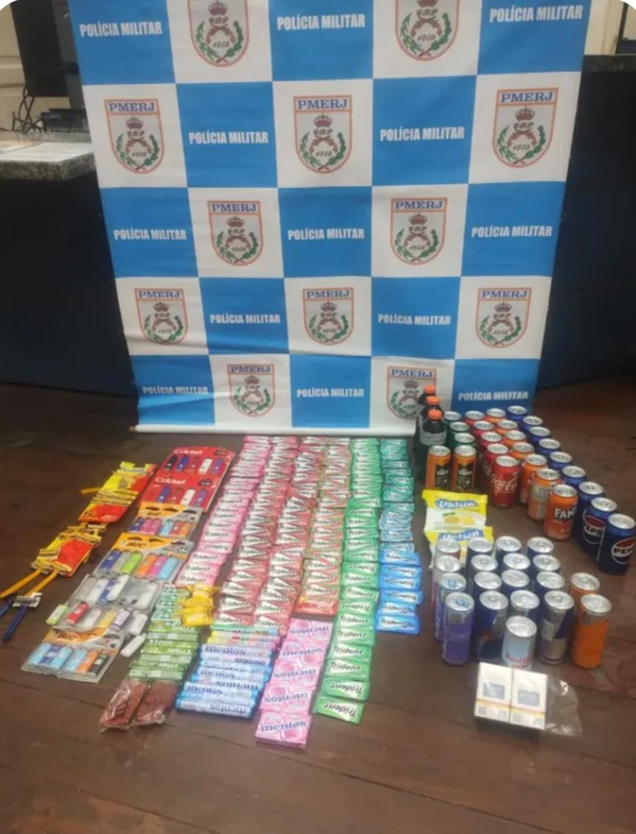 Homem é preso após furtar 263 produtos de lanchonete no Centro de Niterói